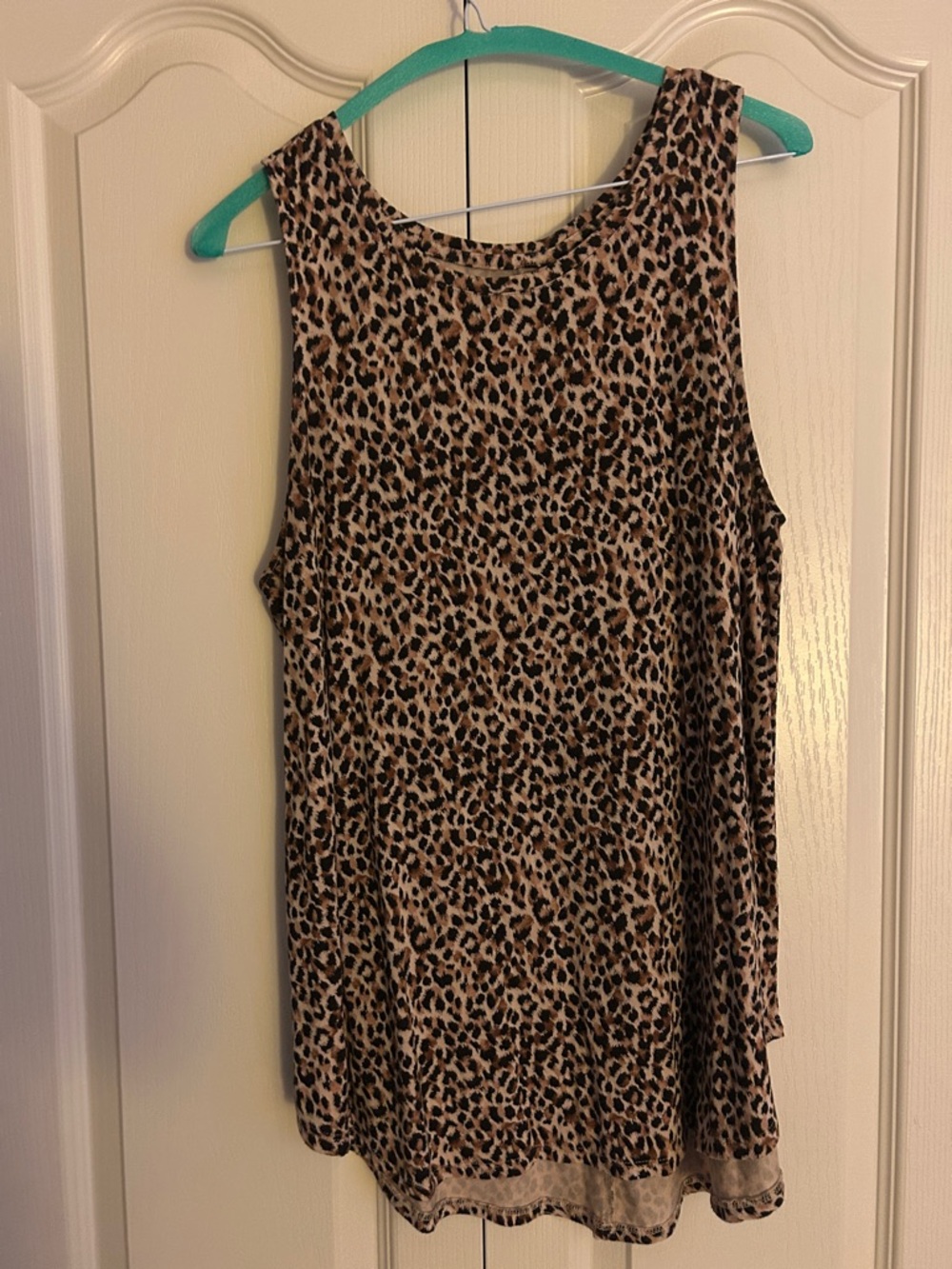 Old Navy Leopard Print Tank - Tan/Black/Brown